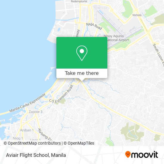 Aviair Flight School map