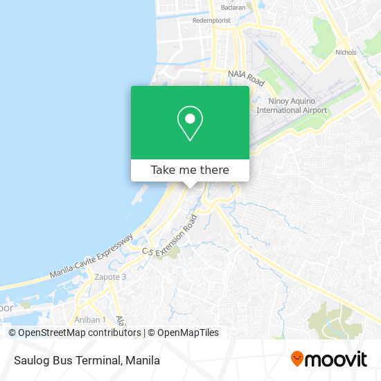 Saulog Bus Terminal map