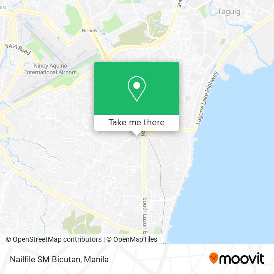 Nailfile SM Bicutan map