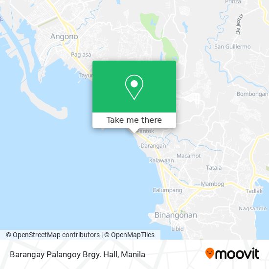 Barangay Palangoy Brgy. Hall map