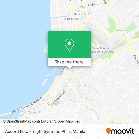 Accord Feta Freight Systems Phils map