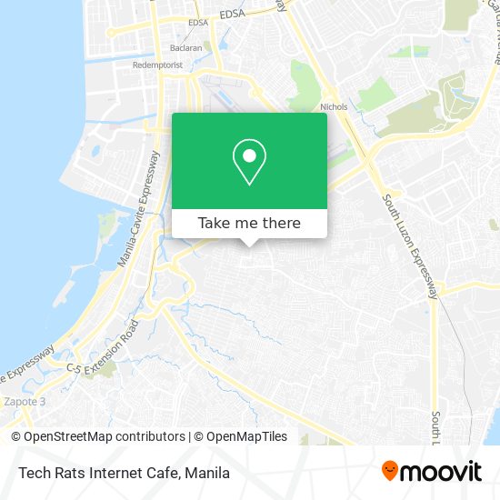 Tech Rats Internet Cafe map