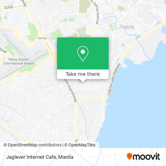 Jaglever Internet Cafe map