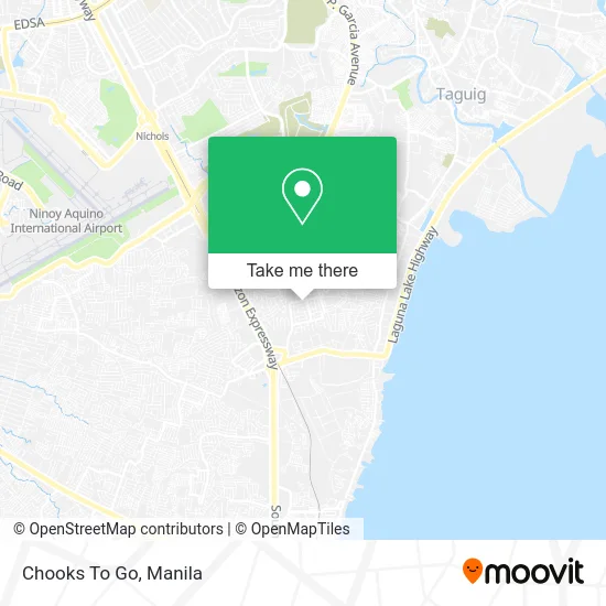 Chooks To Go map