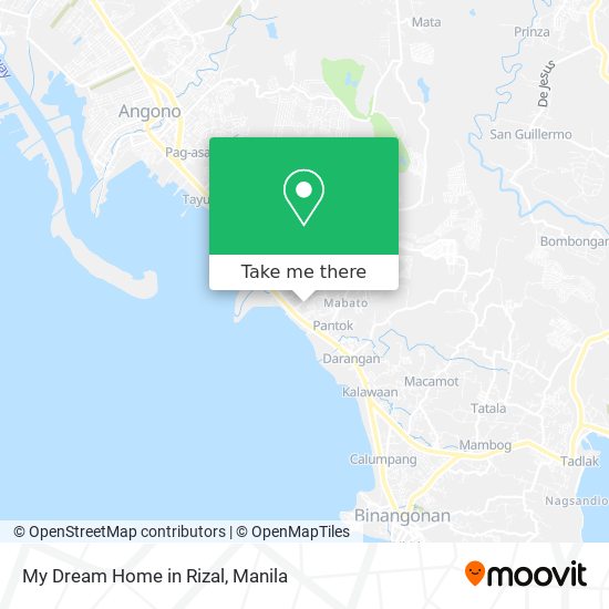 My Dream Home in Rizal map