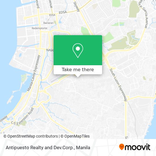 Antipuesto Realty and Dev.Corp. map