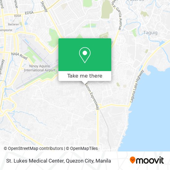 St. Lukes Medical Center, Quezon City map
