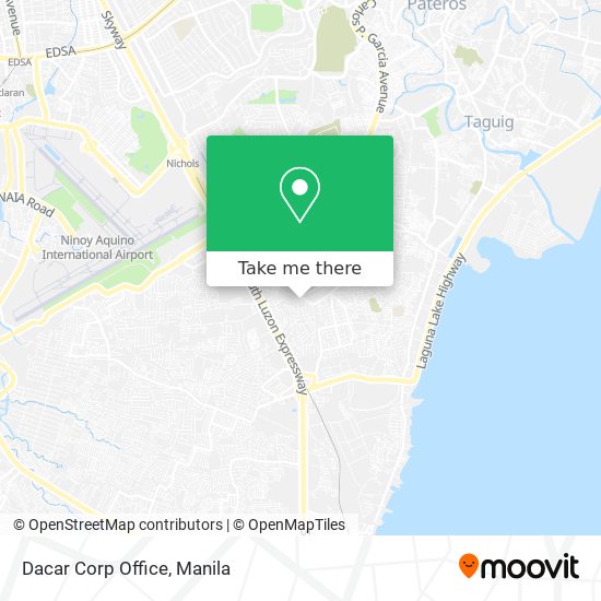 Dacar Corp Office map