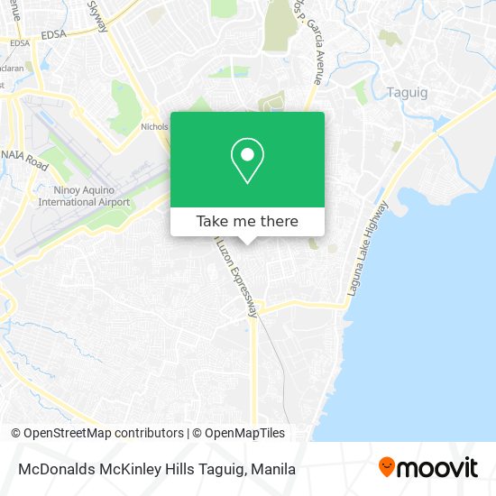 McDonalds McKinley Hills Taguig map