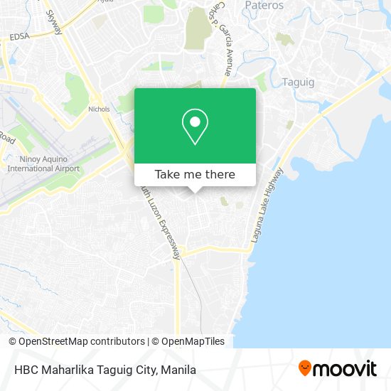 HBC Maharlika Taguig City map