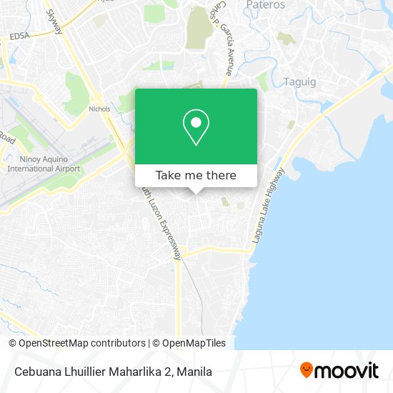 Cebuana Lhuillier Maharlika 2 map