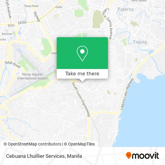 Cebuana Lhuillier Services map