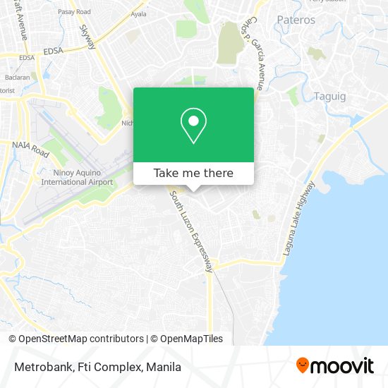 Metrobank, Fti Complex map