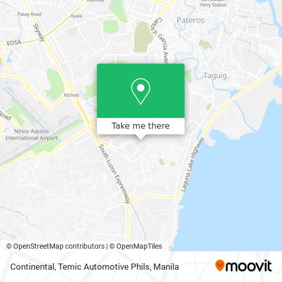 Continental, Temic Automotive Phils map