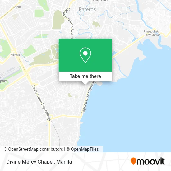 Divine Mercy Chapel map