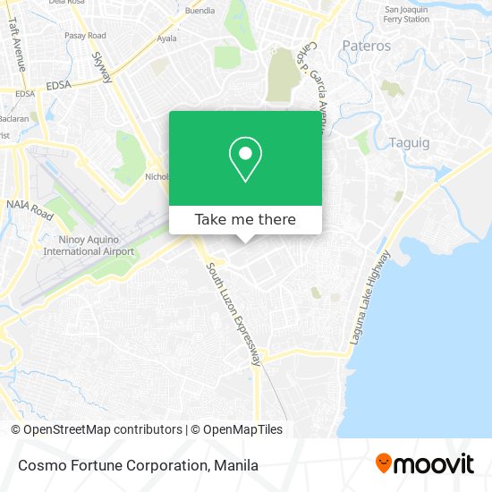 Cosmo Fortune Corporation map