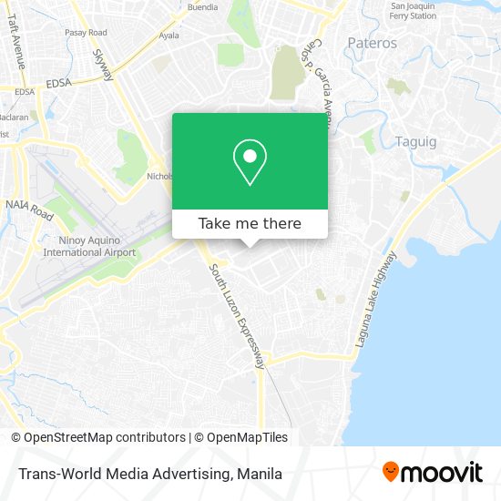 Trans-World Media Advertising map