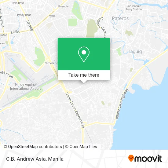 C.B. Andrew Asia map