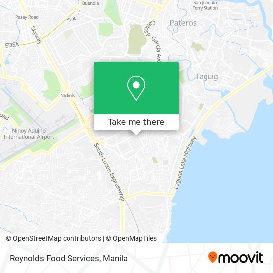 Reynolds Food Services map