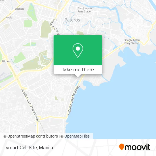 smart Cell Site map