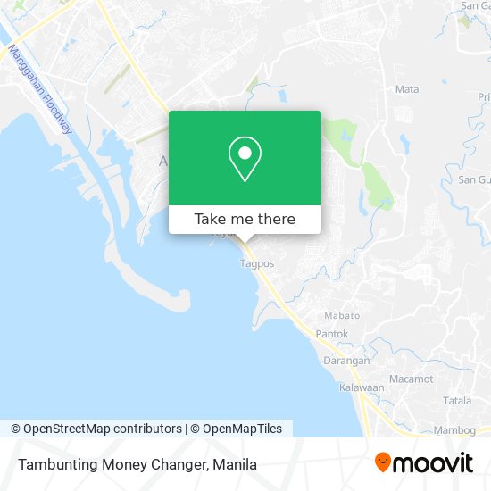 Tambunting Money Changer map