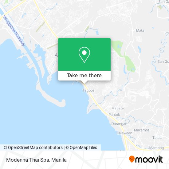 Modenna Thai Spa map