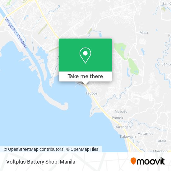 Voltplus Battery Shop map