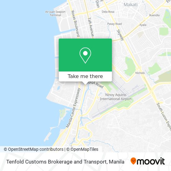 Tenfold Customs Brokerage and Transport map