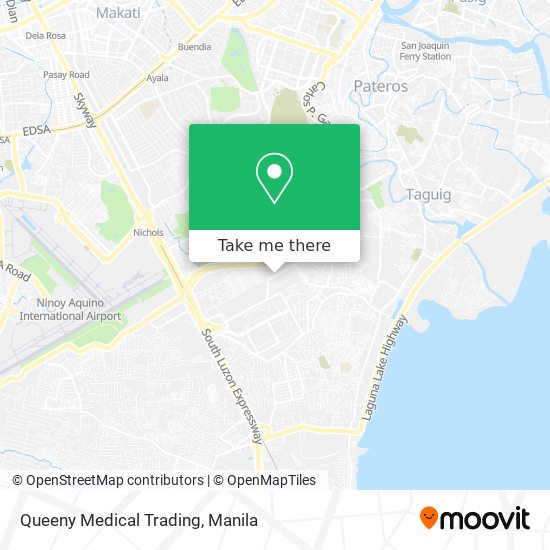 Queeny Medical Trading map