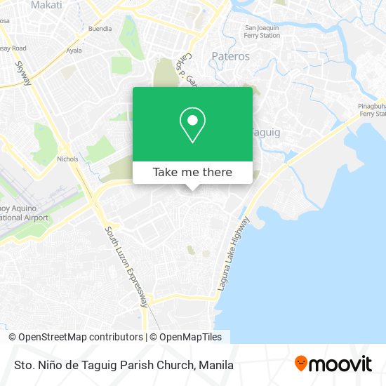 Sto. Niño de Taguig Parish Church map
