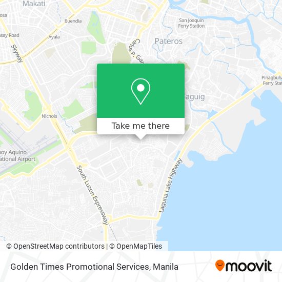 Golden Times Promotional Services map
