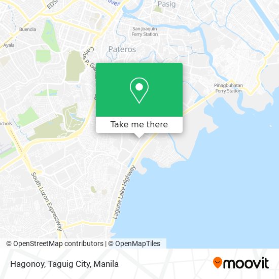 Hagonoy, Taguig City map