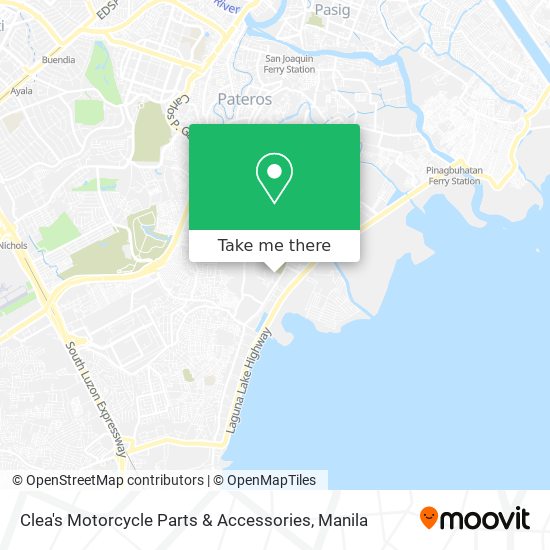 Clea's Motorcycle Parts & Accessories map