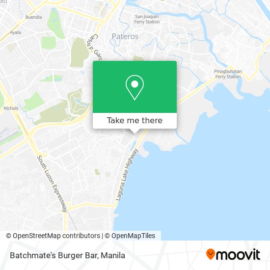 Batchmate's Burger Bar map