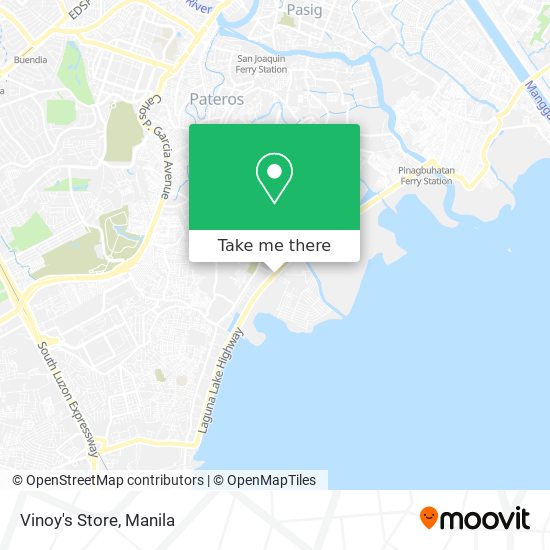 Vinoy's Store map