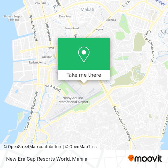 New Era Cap Resorts World map