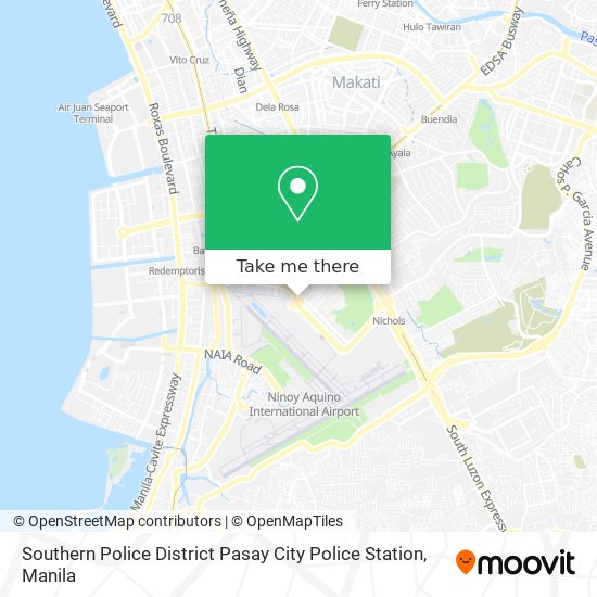 Southern Police District Pasay City Police Station map