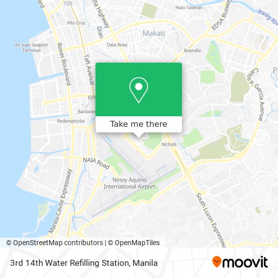 3rd 14th Water Refilling Station map