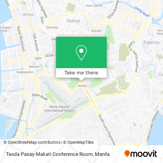 Tesda Pasay-Makati Conference Room map