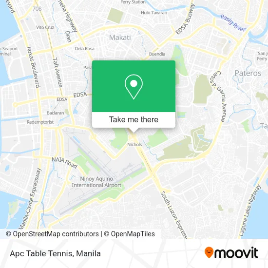 Apc Table Tennis map