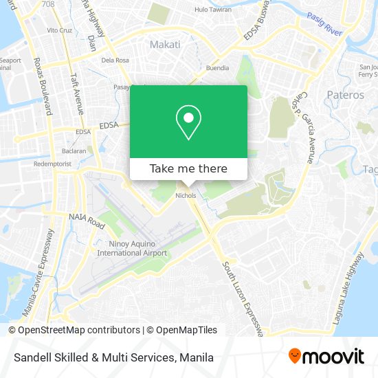 Sandell Skilled & Multi Services map