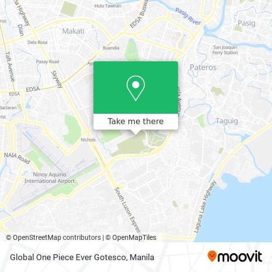 Global One Piece Ever Gotesco map
