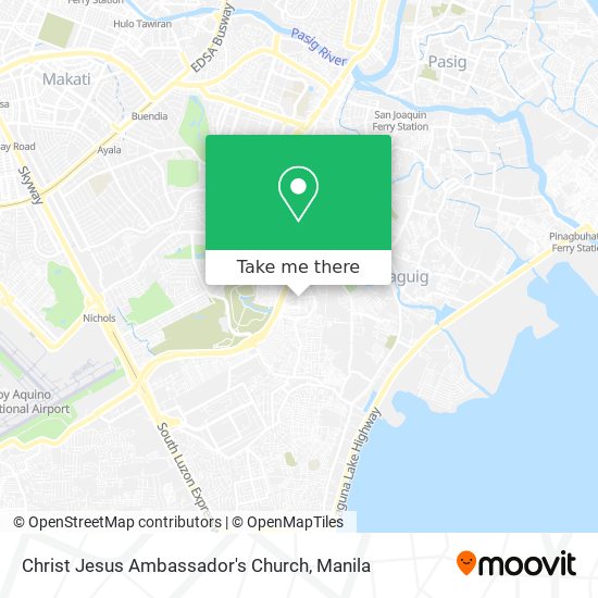Christ Jesus Ambassador's Church map