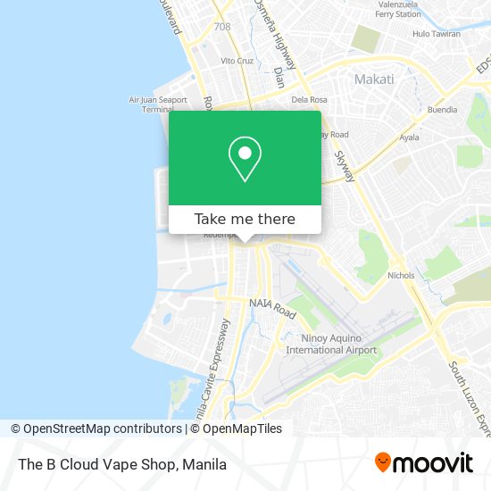 The B Cloud Vape Shop map