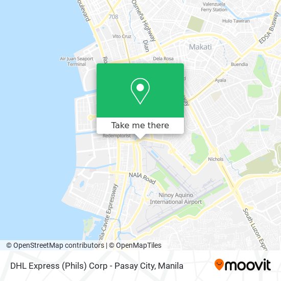 DHL Express (Phils) Corp - Pasay City map