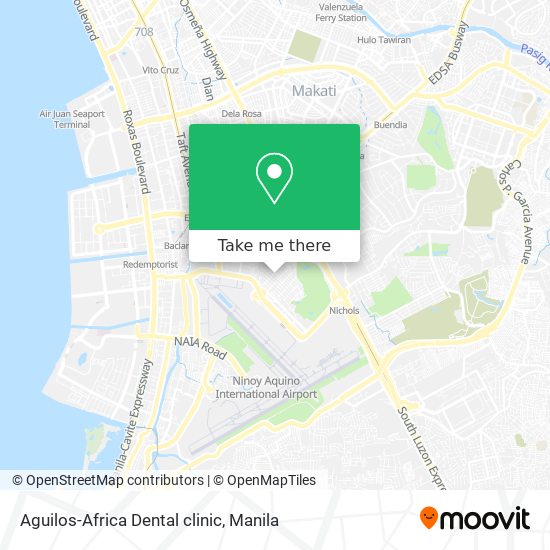 Aguilos-Africa Dental clinic map