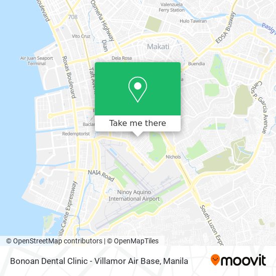 Bonoan Dental Clinic - Villamor Air Base map