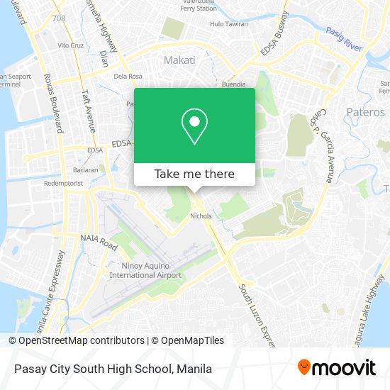 Pasay City South High School map