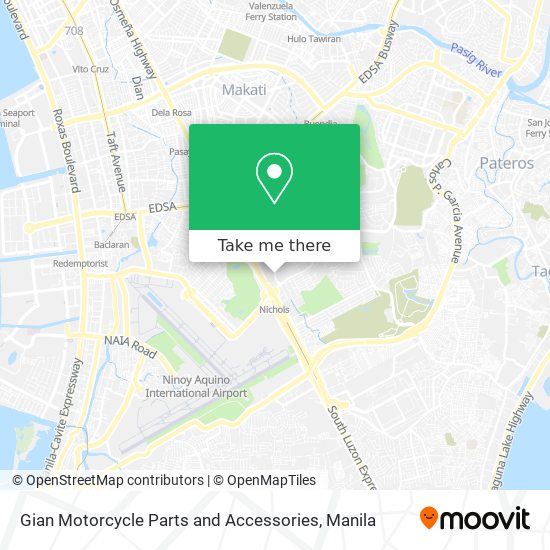 Gian Motorcycle Parts and Accessories map