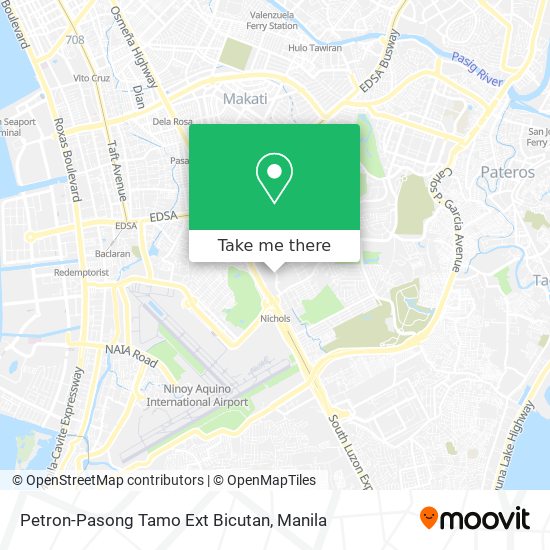 Petron-Pasong Tamo Ext Bicutan map